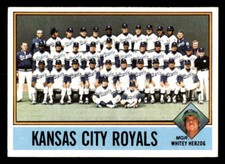 1975  Topps - Kansas City Royals - Jack McKeon CL, MGR, TC - #72 GD/GD+