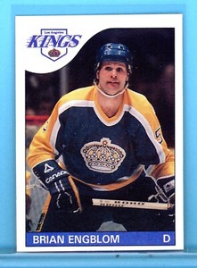 🥅 Brian Engblom 1985-86 Topps #5 Los Angeles Kings TV STAR  🚨 LOOKY