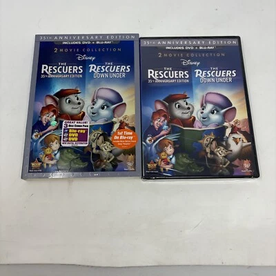 The Rescuers: 35th Anniversary Edition/The Rescuers Down Under (Blu-ray/DVD Read - Image 1 of 4