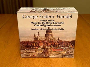 George Frederic HANDEL Water Music for the Royal Fireworks MARRINER 5X CD NM/NM - Imagen 1 de 10