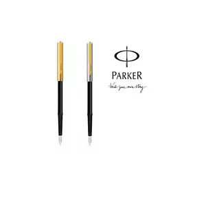 Pluma Estilográfica Parker Beta Premium Original o Pluma de Tinta - Tapa Acabado Plateado - Imagen 1 de 1