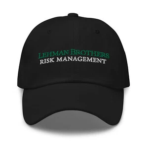 Lehman Brothers Risk Management Dad Hat, Funny Lehman Bros Cap - Picture 1 of 43