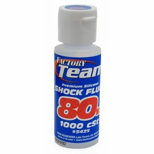 Team Associated - 80Wt Silicone Shock Oil, 2 Oz - Picture 1 of 1