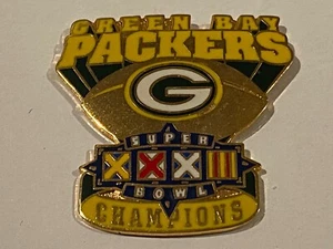 Green Bay Packers Game Day Pin Super Bowl XXXII Champions Denver Broncos 1/25/98 - Picture 1 of 1
