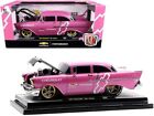 1957 Chevrolet 150 Sedan Medium Pink Pearl with Black Hood and Graphics Limited