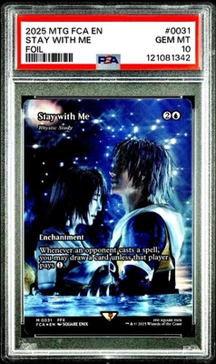 2025 MTG Final Fantasy STAY WITH ME * Through The Ages FOIL * PSA 10 - Image 1 of 2