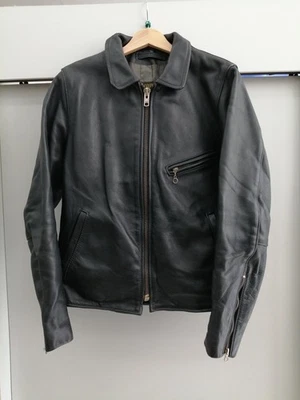 VANSON Single Riders Jacket Leather Motorcycle Coat Mens 40/42 (Used) - Image 1 of 4