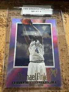 1996-97 Skybox EX 2000 Michael Finley #15 Sky Acetate Refractor MBS 8 NMMT Card - Bild 1 von 1