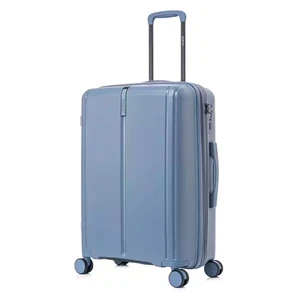 Airley 24 pollici Valigia da trasporto blu leggera rigida girevole laterale - Foto 1 di 12