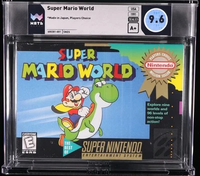 Factory Sealed Super Nintendo - Super Mario World (SNES, 1991) GRAIL! - Image 1 of 2