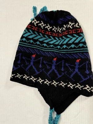 De colección Años 80 90 Columbia Lana Gorro Invierno Sombrero con Orejeras Esquiadores Excelente Foto 1 de 4