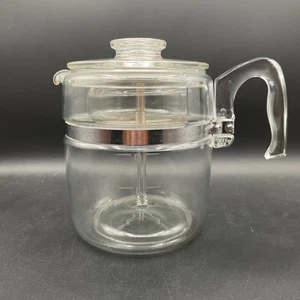 Vintage Pyrex Glass Percolator Coffee Pot 7759 B 9 Cup Complete *read - Picture 1 of 19