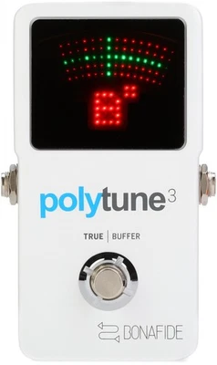 TC Electronic PolyTune 3 Polyphonic LED Guitar Tuner Pedal with Buffer - Image 1 of 4