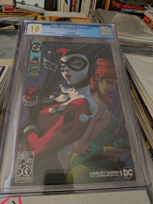 Harley Quinn #1 30th Anniversary CGC 10.0 Gem Mint Stanley Artgerm Lau - Image 1 of 3