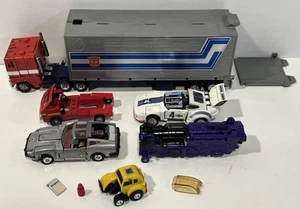 G1 Transformers Lot Broken Incomplete For Repair Vehicle Parts Lot Optimus Jazz - Picture 1 of 24