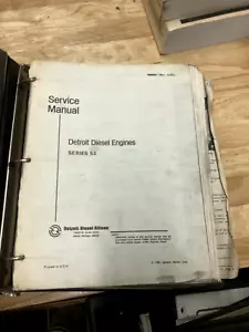 DETROIT GM ENGINE 53 SERIES MAINTENANCE SERVICE MANUAL 1981 - Picture 1 of 2
