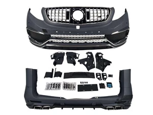 Für Mercedes-Benz Vito V-Klasse W447 Bodykit AMG Style Stoßstange Grill Kit - Afbeelding 1 van 12