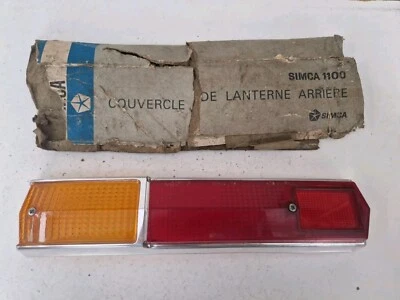 Lente de lámpara trasera izquierda SIMCA 1100 SEIMA nuevo stock antiguo Foto 1 de 4