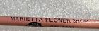 Marietta Flower Shop GA image de téléphone rose crayon en bois vintage de collection