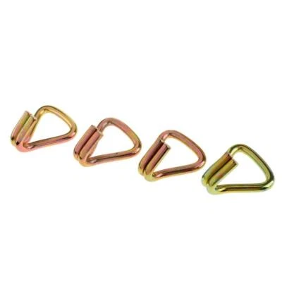 Pack 4 Ratchet 1inch tie Webbing Strap  Hooks Trailer Tow Lashing Accessories - Image 1 of 4
