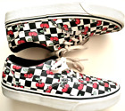 Vans Cherry Checkered Doheny Red Black White Womens Shoes Size 6