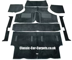 QUALITY AUSTIN MINI REPLACEMENT CLASSIC CARPET SET - NEW - BLACK - Picture 1 of 5