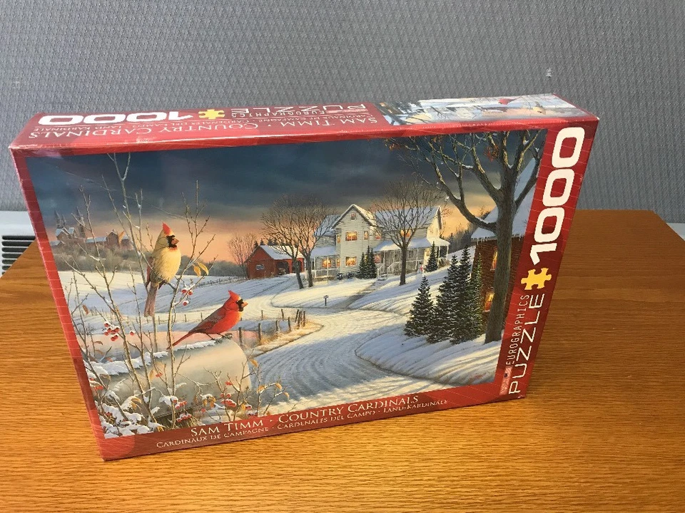Sam Timm Eurographics 1000pc Jigsaw Puzzle Country Cardinals