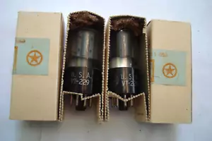 RCA 6SL7GT, VT229, TUBOS RAROS DEL EJÉRCITO DE ESTADOS UNIDOS, 1950, MEJOR CALIDAD NUEVO STOCK ANTIGUO, EN CAJA - Imagen 1 de 13