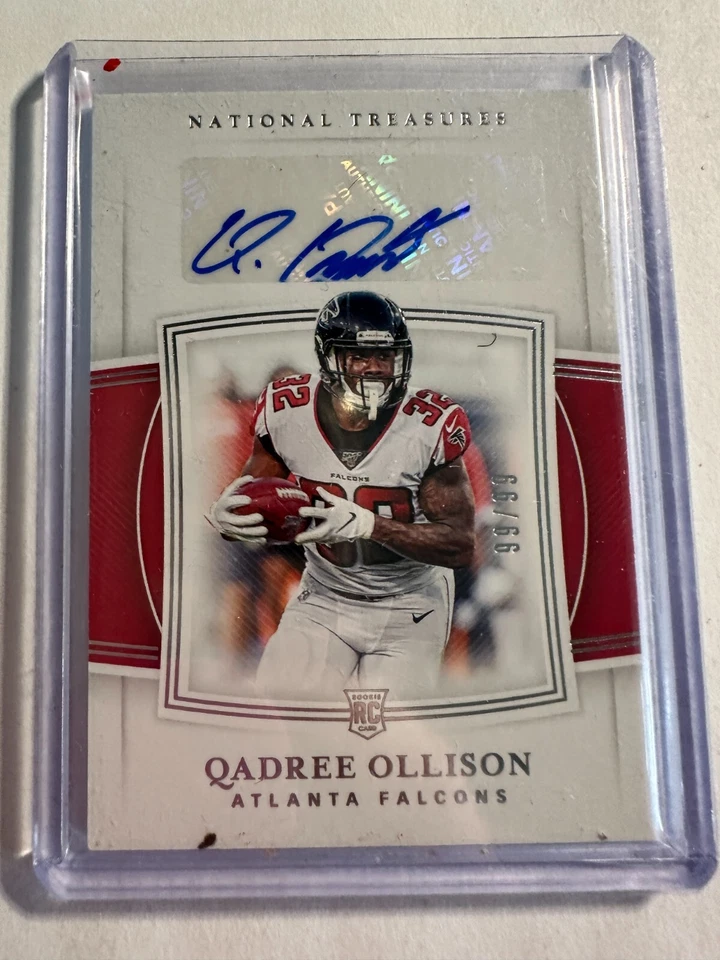 K90,094 - 2019 Panini National Treasures #152 Qadree Ollison Auto #/99 - Image 1 of 1