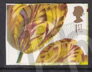 GB SG 2943 MNH MINT EX BOOKLET 2009 S/A NAFAS FLOWER TULIP CUT SQUARE - Picture 1 of 1