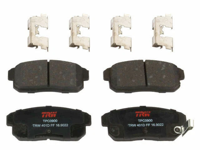 Juego de pastillas de freno traseras TRW Premium cerámica para Nissan Máxima 2001-2003 69ZMVM Foto 1 de 1