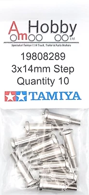 Tamiya 9808289/19808289 3x14mm Step Screw (10 Pcs.) (Scania/MAN/Actros/Hauler) - Image 1 of 4