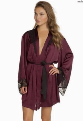 HUNKEMÖLLER Lingerie Kimono Cardigan Morgenmantel XS S Spitze Kaftan Bademantel - Bild 1 von 4