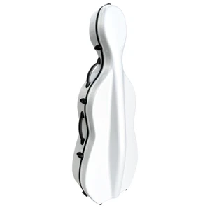 Sarasate Deluxe Poly Carbon 3/4 Cello Case - White with Wheels - Picture 1 of 2