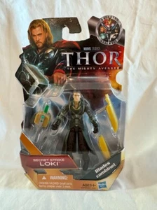 LOKI SECRET STRIKE 4" ACTION FIGURE MARVEL HASBRO! THOR AVENGERS MOVIE! New - Picture 1 of 2