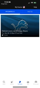 2 Tickets Chicago BearsVS Detroit Lions | Thursday@12:30pm 11/28/2024@Ford Field - Picture 1 of 6