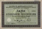 Bayerische AG chemische Fabrikate Heufeld 1924 München Salzburg Deggendorf 100 M