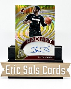 DWYANE WADE Radiant Signatures Gold #2/10! 2020-21 Panini Spectra Heat 2023 HOF!