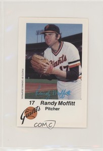 1980 KNBR San Francisco Giants San Francisco Police Randy Moffitt #17