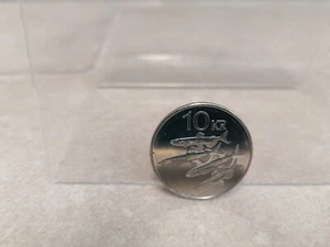 2008 - Iceland - Fish Design Tiu Kronur - 10 Kronur Coin. - Picture 1 of 2