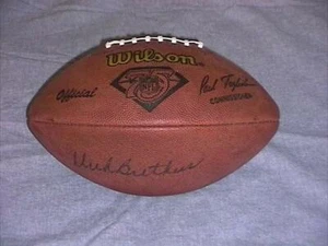 Dick Butkus signed autograph 1994 Wilson NFL 75th game model football JSA Bears - Picture 1 of 2