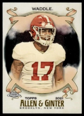 2021 TOPPS ALLEN AND GINTER CHROME #214 JAYLEN WADDLE - Image 1 of 2