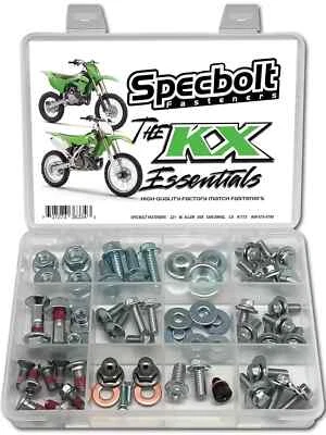 Kit de pernos Kawasaki KX 2 tiempos Essentials KX 65 80 85 125 250 protector de horquilla plástico Foto 1 de 4