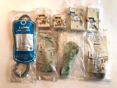 Lote de 8 conectores de pared para teléfono Suttle y cables de pared eléctricos occidentales largos cortos Foto 1 de 4