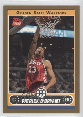 2006-07 Topps Gold /500 Patrick O'Bryant (Bradley) #232 Rookie RC - Image 1 of 2