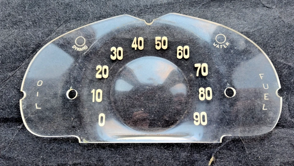 FIAT ABARTH 750 BERLINA 90MPH  SPEEDOMETER GAUGE FACE PLATE - Image 1 of 1