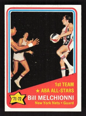 Bill Melchionni 1972-73 Topps #253 New York Nets EX - Image 1 of 2