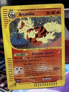 Arcanine H02/H32 Aquapolis Holo With Swirl - Picture 1 of 15