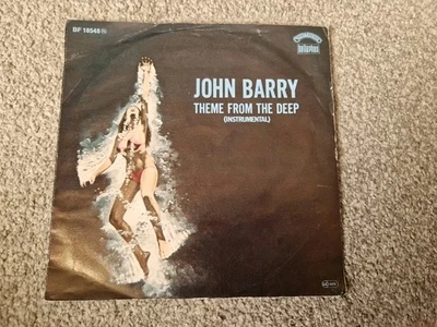 JOHN BARRY THEME FROM THE DEEP 7" VINYL  SOUNDTRACK & DONNA SUMMER VOCAL THEME - Image 1 of 3