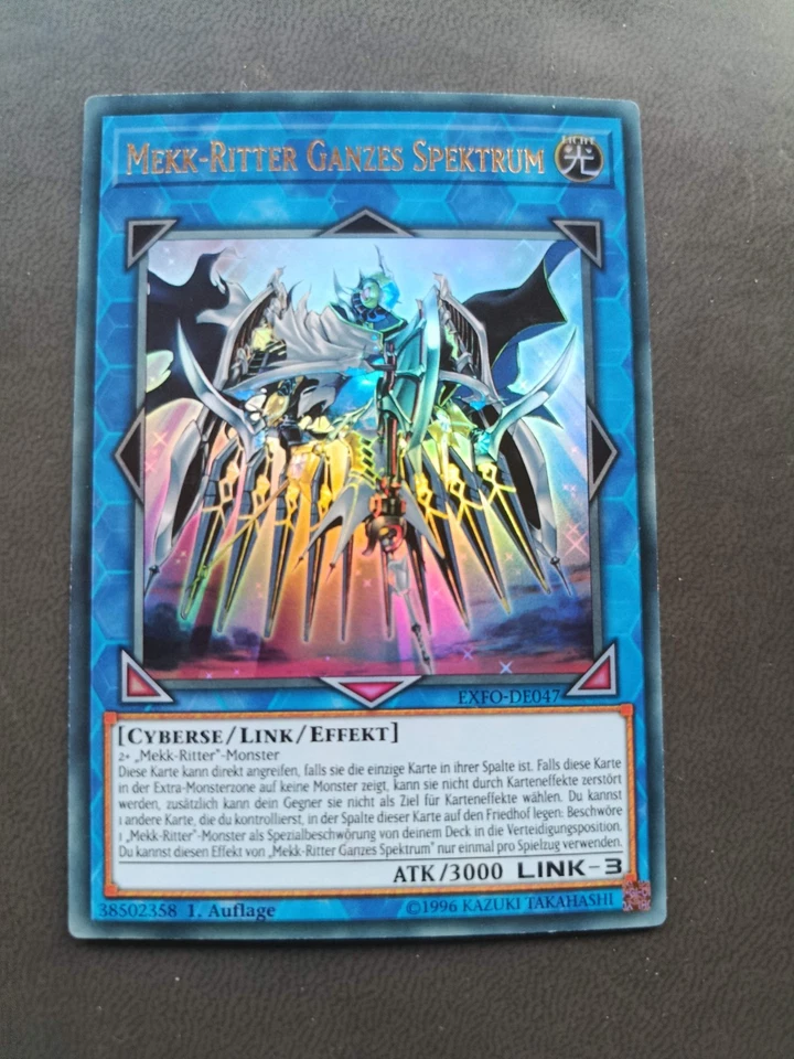 Yu Gi Oh - Mekk-Knight Spectrum Supreme - EXFO-DE047 - Ultra Rare 1st Ed NM Germ - Image 1 of 1